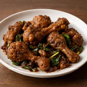 Pepper Chicken with Bone