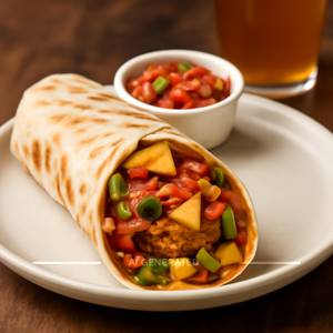 Mexican salsa wrap