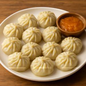 Veg steamed momos