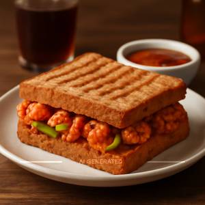 Peri Peri Paneer Sandwich
