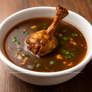 Chicken Brown Garlic Soup