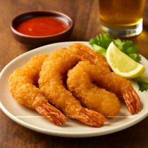 Golden Fried Prawns