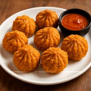 Veg Kurkure Momos [8 Pieces]