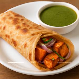 Lachha Paneer Tikka Roll