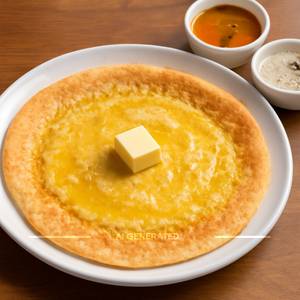 Butter open dosa