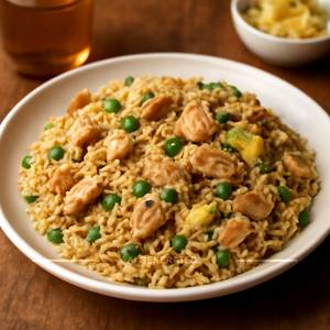 Egg chicken fried rice