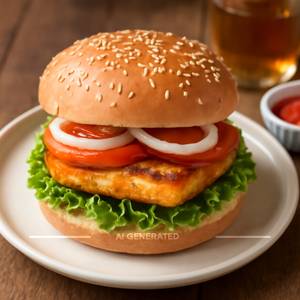 Paneer Patty Burger