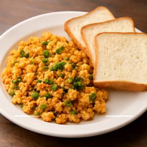 Egg Bhurji With Bread