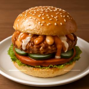 7 Saucy King Burger