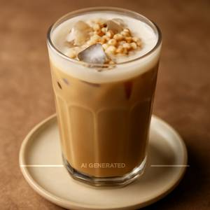 Hazelnut Iced Latte