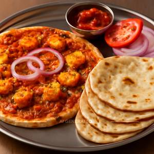 Paneer Onion Pizza