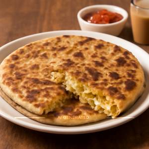 Cheese aloo paratha