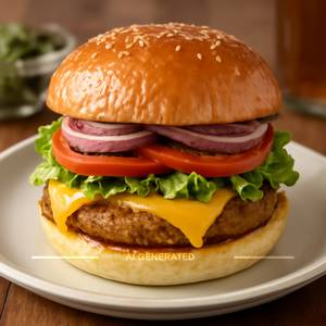 Veg cheese burger