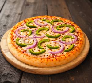 Onion and capsicum pizza [9 inches]