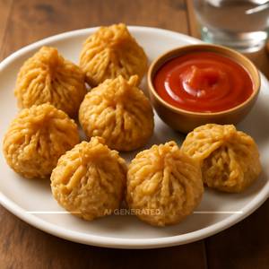 Veg Kurkure Momos