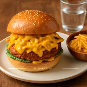 Cheese Fries Burger