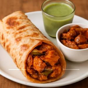 Paneer Stuffed Chaap Roll
