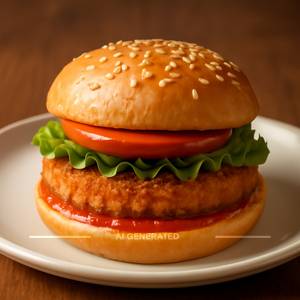 Schezwan Burger