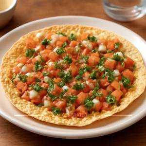 Fry masala papad