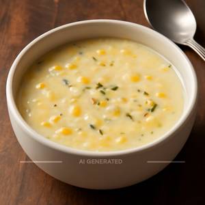 Sweet corn soup