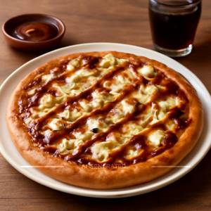 B.B.Q cheese pizza