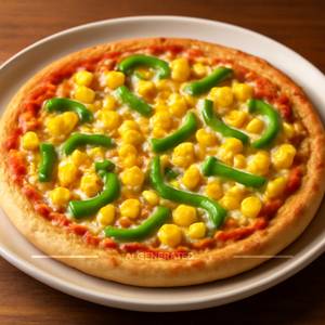 Corn & Capsicum Pizza