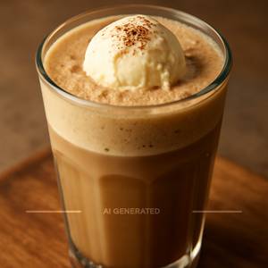 Ice cream cold coffee