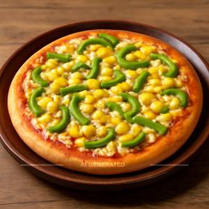 Corn Capsicum Pizza