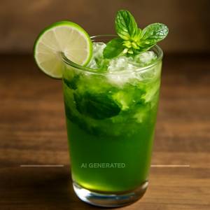 Green mint mojito
