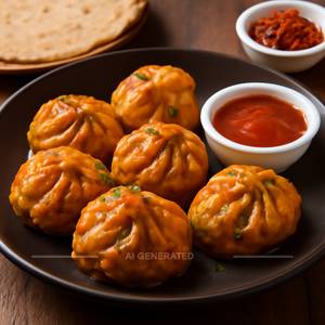 Paneer Peri Peri Momos
