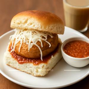 Schezwan Cheese Vada Pav