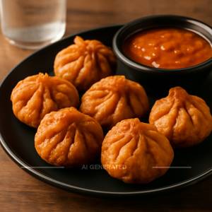 Chicken Fried Momos [6 Pieces]