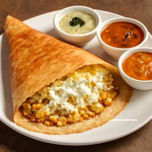 Paneer Double Cheese Masala Dosa
