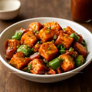 Paneer chilli garlic