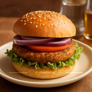Classic veg burger