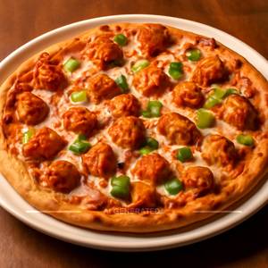 Chicken tandoori pizza