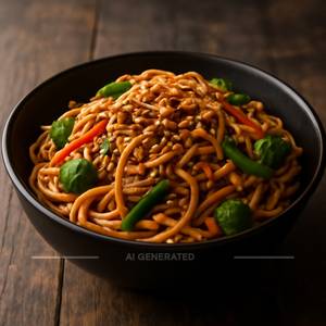 Veg Burnt Garlic Noodles