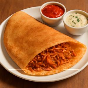 Schezwan dosa