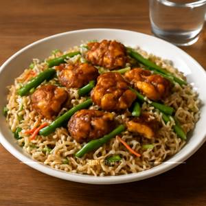 CHICKEN MONGOLIAN RICE