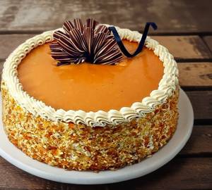 Butterscotch Eggless Cake[500Gms]