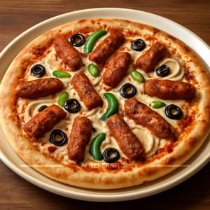 Chicken Kebab Pizza