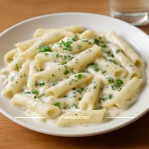 Pasta In White Sauce