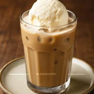 Cold Coffee With Ice Cream
