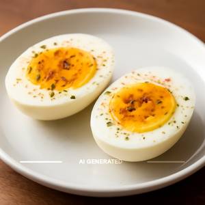 Boiled eggs 2 eggs