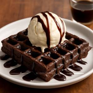 Brownie waffle