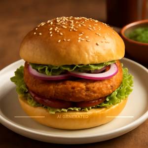 Masala Tikki Burger