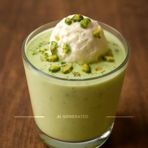 Pista lassi (with ice cream)