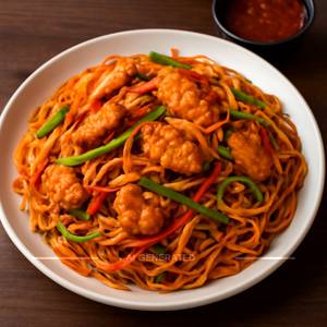 CHICKEN SCHEZWAN NOODLES