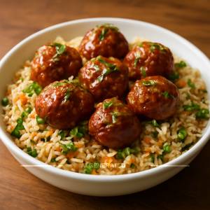 Manchurian Fried Rice Veg