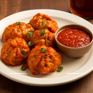 Chicken schezwan momos
